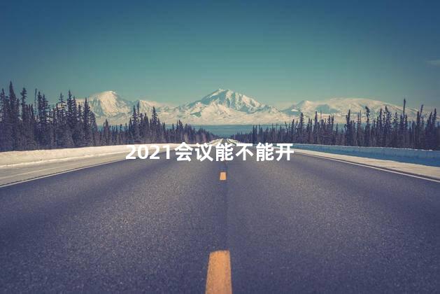 2021会议能不能开